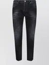 Dondup Brighton Jeans Faded Five-pocket Belt Rivet