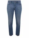 Dondup Belt-loop Jeans In Blue