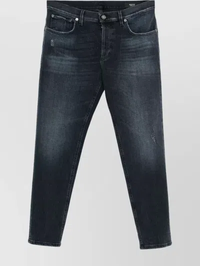 DONDUP BRIGHTON STRAIGHT CUT DENIM TROUSERS