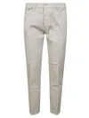 Dondup Bringhton Trousers Belt Loops In White