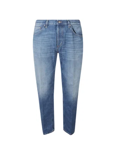 Dondup Brigton Five-pocket Jeans In Blue