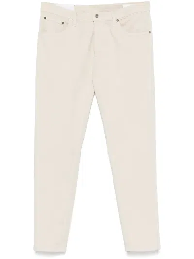 Dondup Brihton Slim-fit Jeans In Neutrals