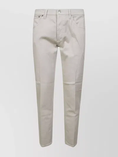 Dondup Bringhton Trousers Belt Loops In White