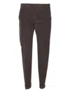 Dondup Brown Corduroy Jeans With Tailored Fit In Brown