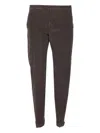 Dondup Brown Corduroy Jeans With Tailored Fit In Brown