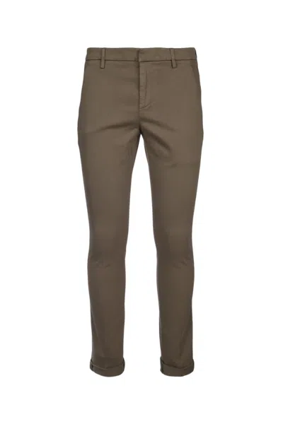 DONDUP BROWN SLIM FIT PANT