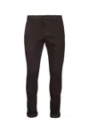 Dondup Men's Gaubert Cotton Chino Trousers In Brown