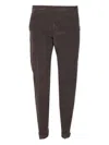 Dondup Brown Corduroy Jeans With Tailored Fit In Brown