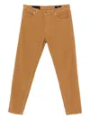 Dondup Straight Fit Corduroy Trousers In Brown