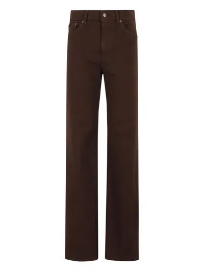 Dondup Brown Straight-leg Jeans