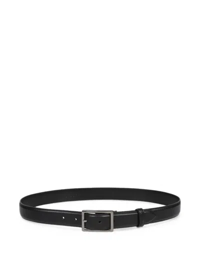 Dondup Buckle-fastening Leather Belt In Blue