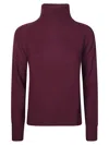 Dondup Burgundy Knit Sweater In Burgundy