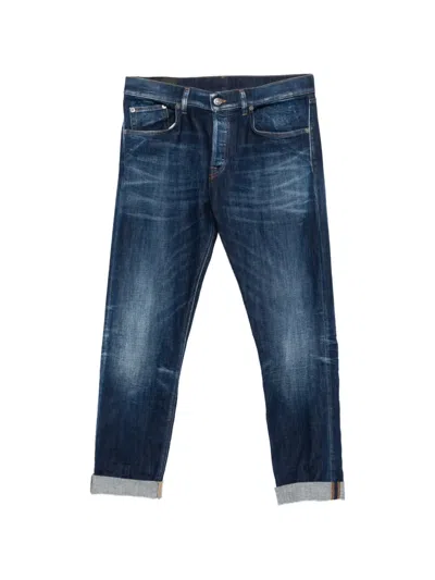Dondup Button Blue Denim Jeans