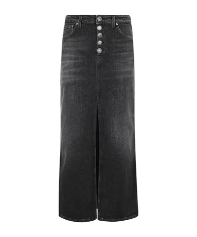 DONDUP BUTTON-DOWN SKIRT