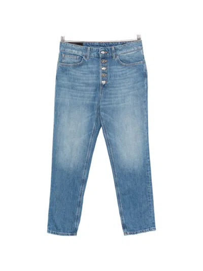 Dondup Button-fastening Jeans In Blue