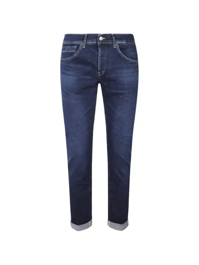 DONDUP BUTTON-FASTENING JEANS