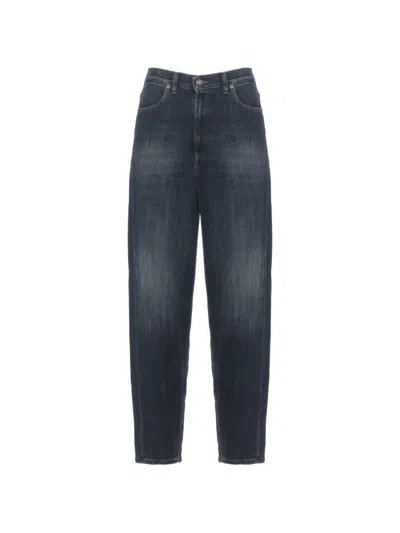 Dondup Button-fastening Trousers In Blue