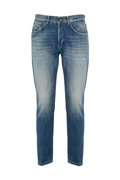 DONDUP BUTTON FITTED JEANS