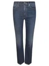 Dondup Button Fitted Skinny Jeans In 800