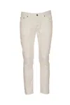DONDUP BUTTON FITTED TROUSERS