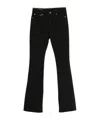 Dondup Button-fly Flared Jeans In Black
