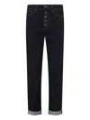 Dondup Button-fly Jeans In Blue