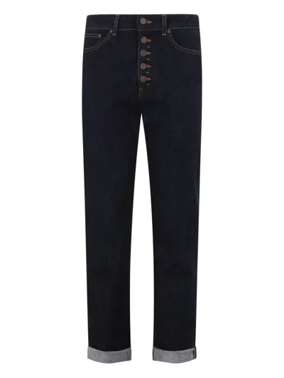 Dondup Button-fly Jeans In Blue