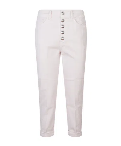 Dondup Koons Button-up Jeans In White