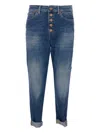 Dondup Trousers Loose Fit Rolled Cuffs
