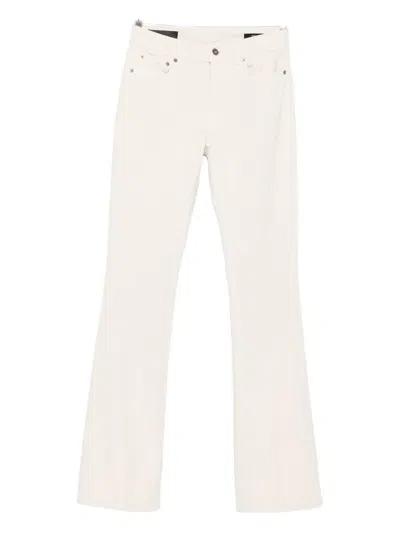 Dondup Button-fly Trousers In Neutral