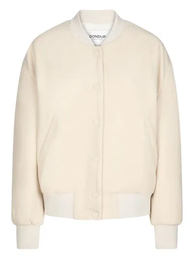 Dondup Button-up Bomber Jacket In Pink