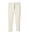 Dondup Button-fastening Jeans In White