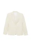Dondup Buttoned Blazer In Neutral