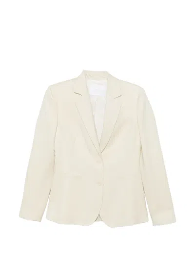 Dondup Buttoned Blazer In Neutral