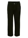 Dondup Buttoned Chinos In Black