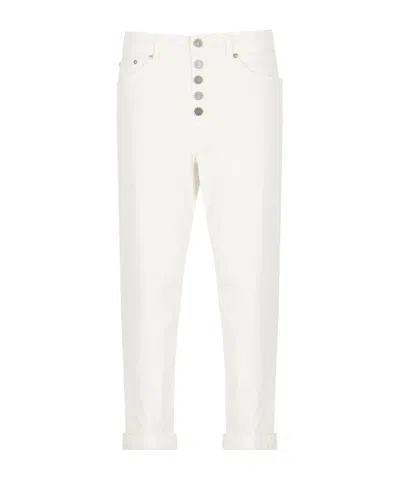 DONDUP DONDUP BUTTONED CROPPED PANTS