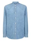 Dondup Buttoned Denim Shirt In Blue