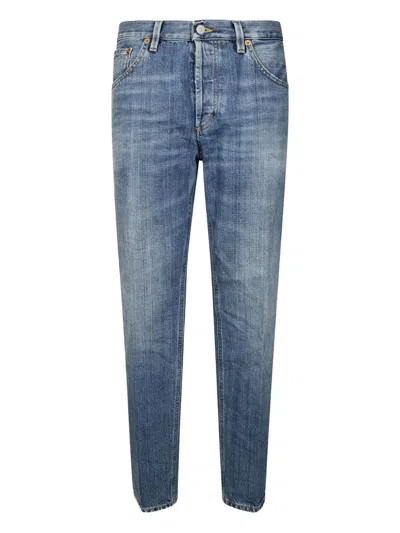 DONDUP BUTTONED-FASTENING DENIM