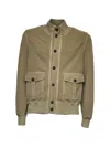 Dondup Buttoned Jacket In Green