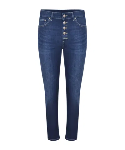 Dondup Buttoned Jeans In Blue