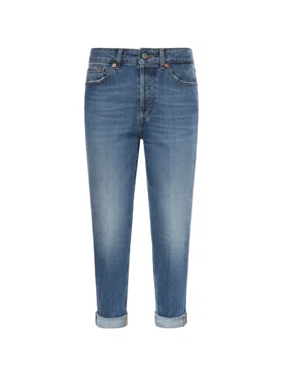 Dondup Buttoned Jeans In Blue