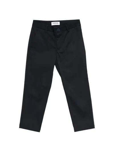 Dondup Kids' Buttoned Trousers In Blue