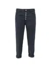 Dondup Buttoned Trousers In Gray