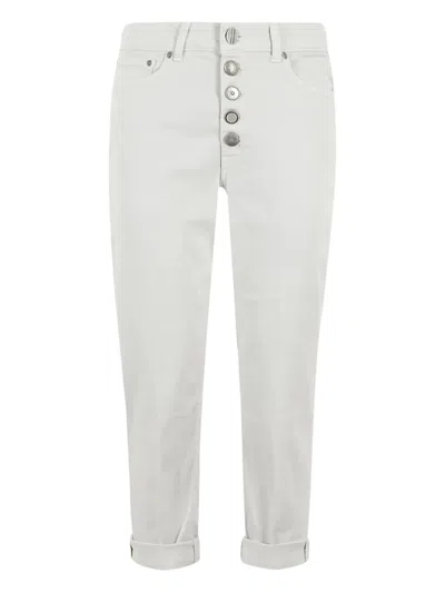 DONDUP BUTTONED TROUSERS