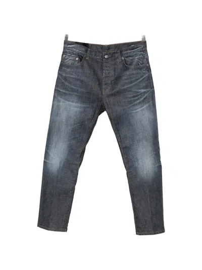 Dondup Button-fastening Jeans In Blue