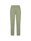 Dondup Button-fly Jeans In Green