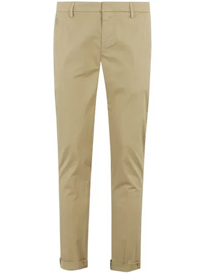 Dondup Camel Chino Trousers In 中性色