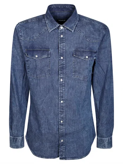 Dondup Camicia Denim In Blue