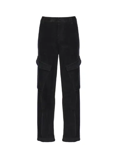 DONDUP CAMILA LOOSE TROUSERS IN COTTON