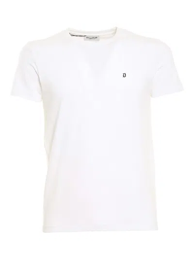 Dondup Jersey T-shirt In White